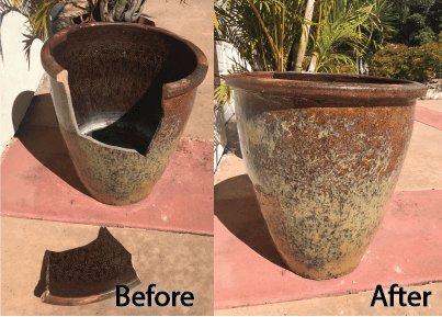 ceramic vase repair