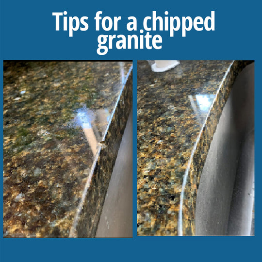 Fix Chipped Granite with HIMG Surface Repair Kits