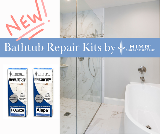 alape and hoesch bathtub and shower pan surface repairkits 