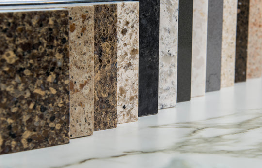 Brown and Clear Tones color blending for marble and granite repair