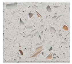 Light Cure Acrylic quartz surface repair kit would work perfectly on all quartz home surfaces.