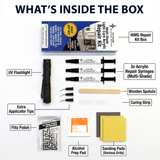 Cream Tones - Multicolor - HIMG Light Cure Acrylic Surface Repair Kit | Granite, Quartz, Marble Repair & More - HIMG® Surface Repair