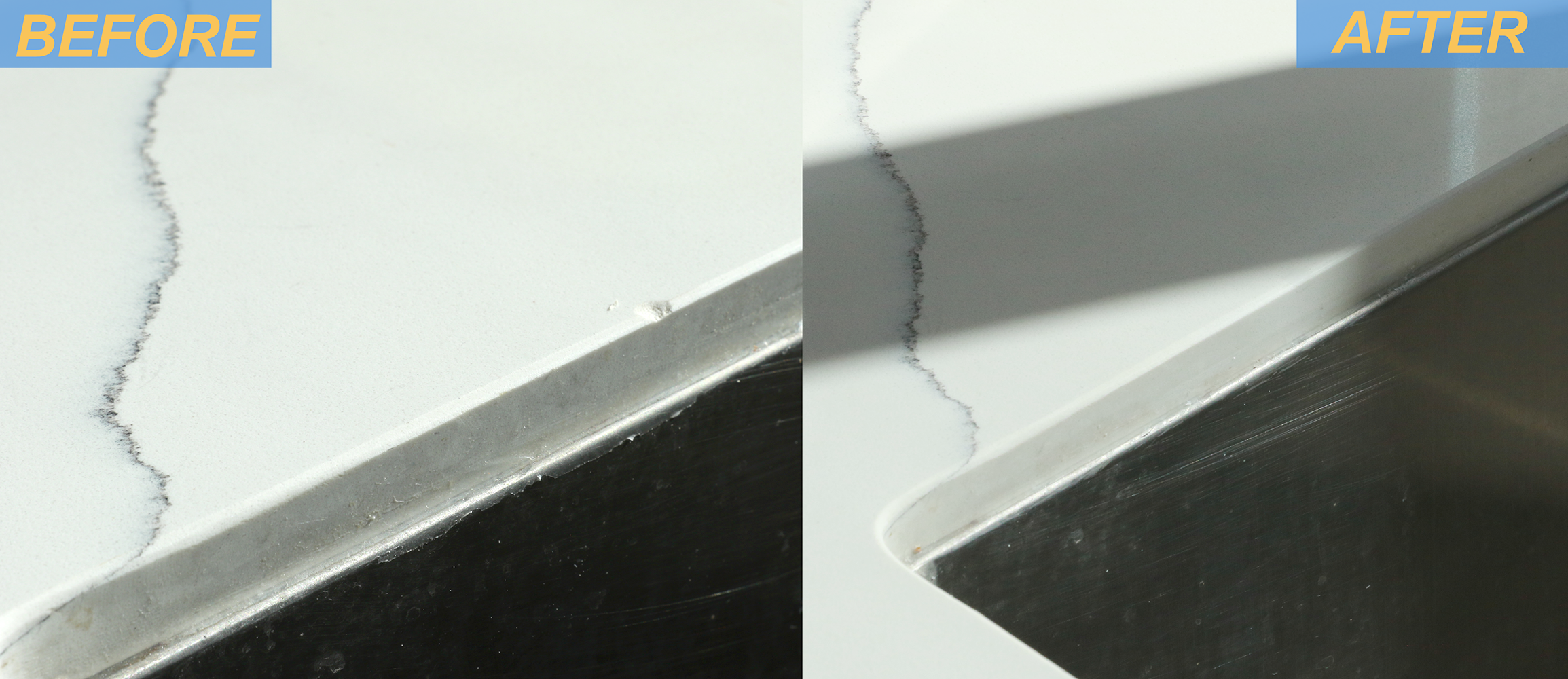 Quartz Countertop Repair Kit - Grey White ⭐️ NEW ⭐ - HIMG® Surface Repair