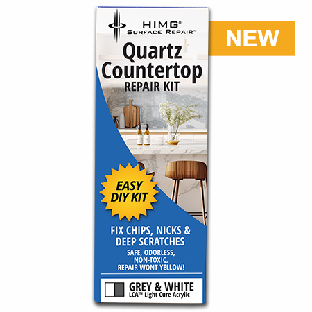 Quartz Countertop Repair Kit - Grey White ⭐️ NEW ⭐ - HIMG® Surface Repair
