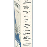 bathtub shower pan packaging back view
