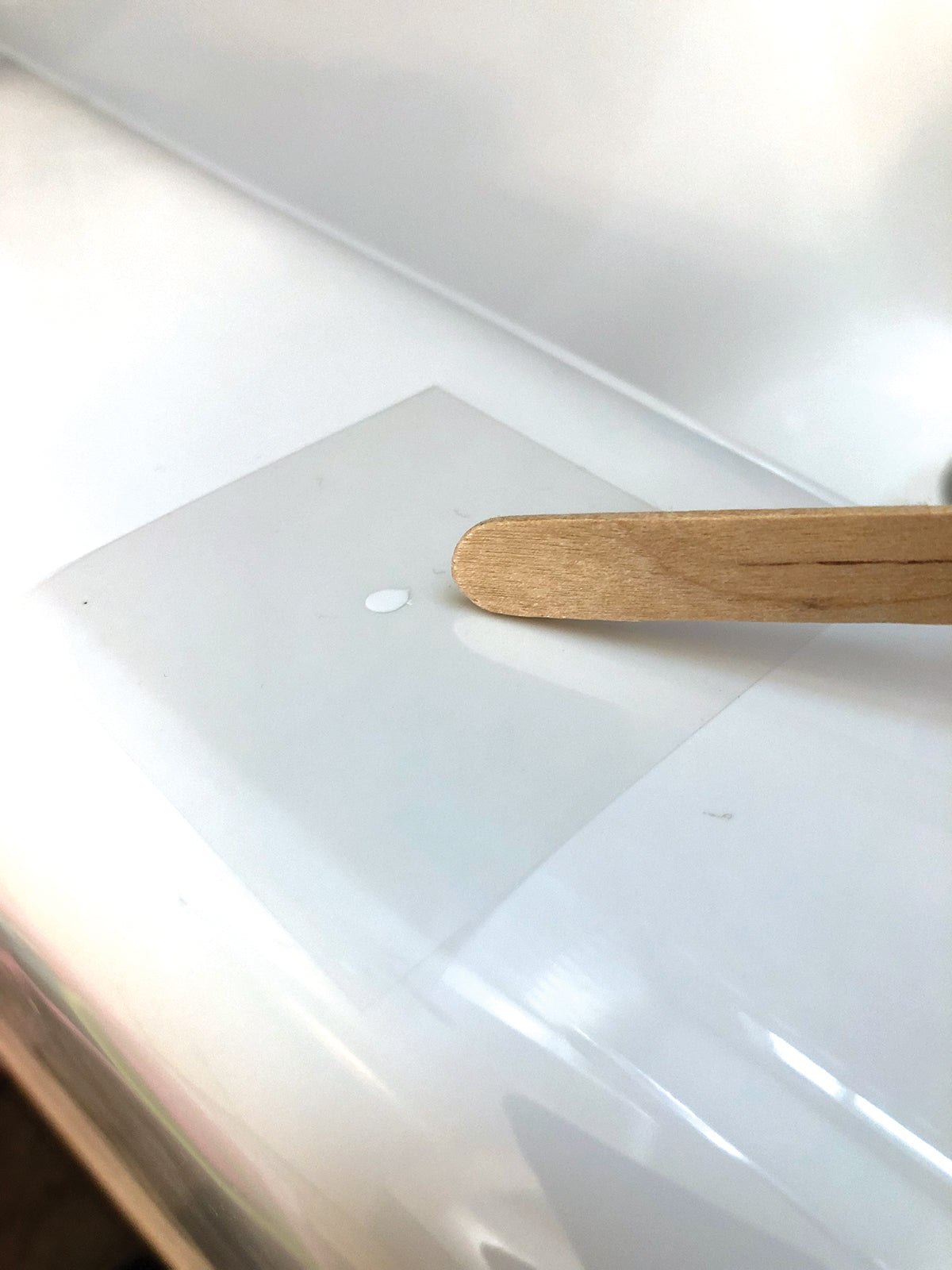 curing square for light cure acrylic repair material