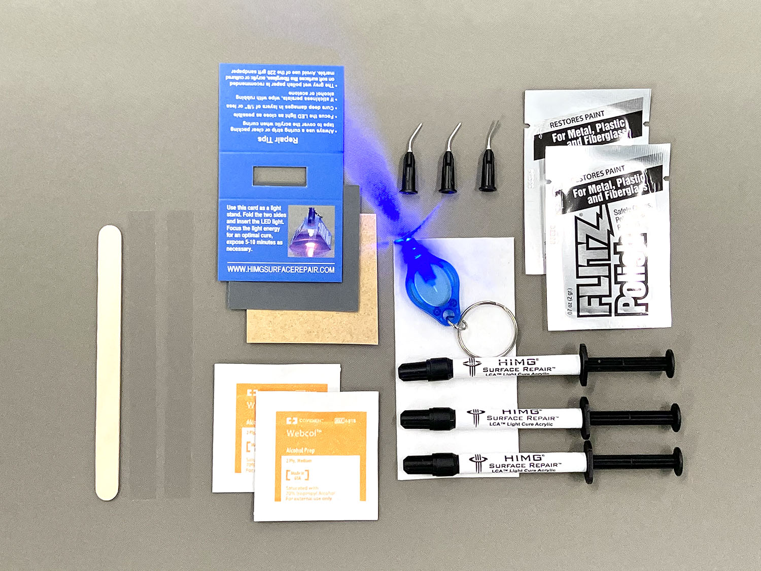 Grey Tones Multi Color LCA Repair Kit HIMG® Surface Repair