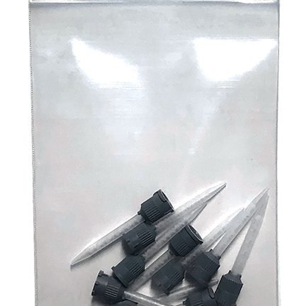 "Mix Tip, bag of ten, for SCA Clear 5 ml syringe".