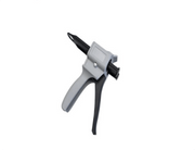 The dispenser allows precise application of SCA material from 50 ml cartridges.