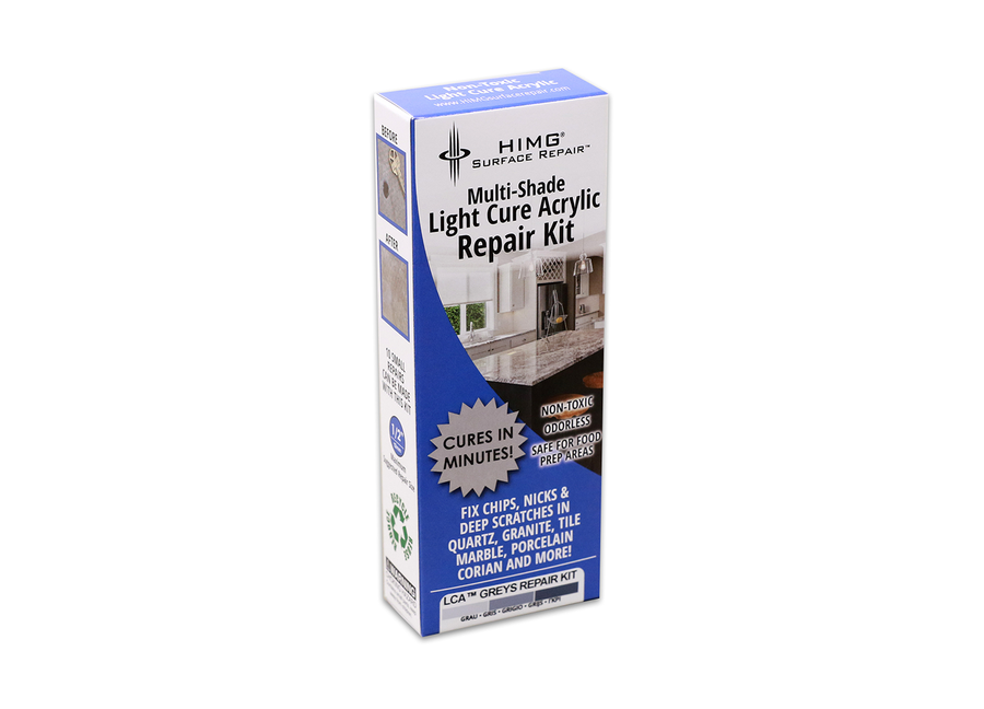  Grey Multi Color Granite chip repair kit, Marble chip repair kit, Tile chip repair kit, Quartz chip repair kit