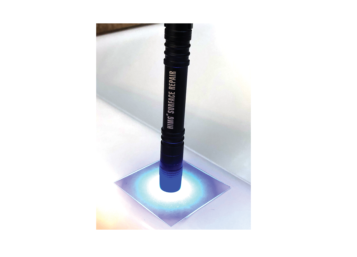When you have multiple or large repairs, you need this High Output LED Pen Light. Light Cure acrylic material won't harden until you expose it to the blue light.