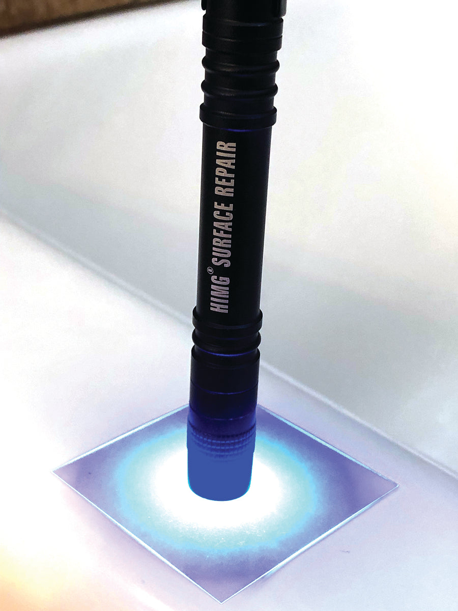 LED pen light for the curing process.